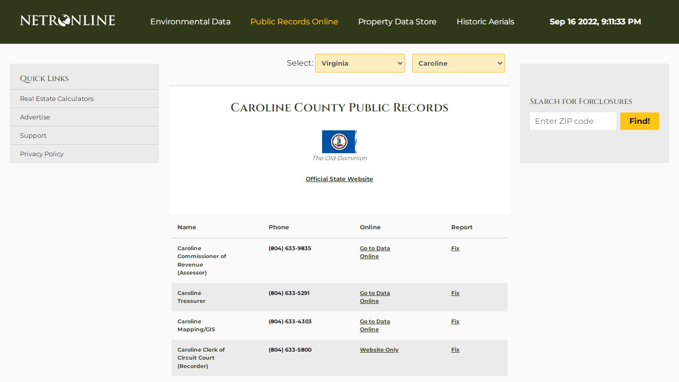 Caroline County Public Records - NETROnline.com